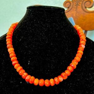 780 avertine gemstone necklace 🧡